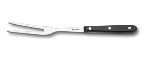 TENEDOR TRINCHANTE PARA CARNE DE ACERO INOXIDABLE Y MANGO ABS