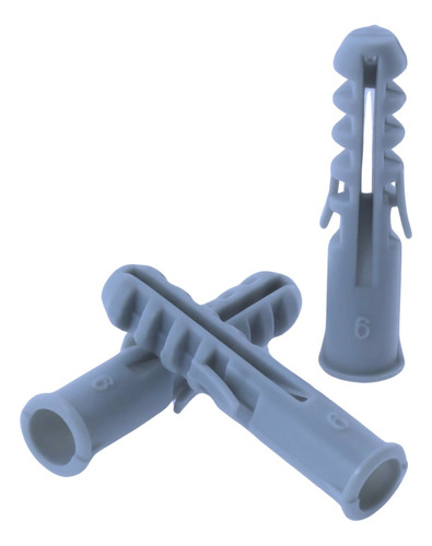 Tarugos Con Tope Para Pared De 6mm En Caja X200 Unidades