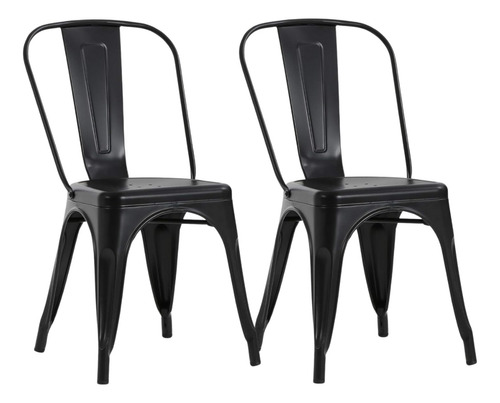 Sillas Tolix X2 Estilo Industrial Apilable Estructura Metal