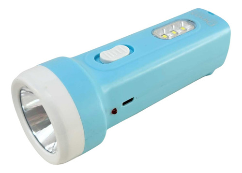 Linterna Luz Led Fría De Emergencia Con Batería Recargable