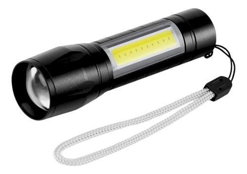 Linterna Led Mini Táctica Metal Recargable Usb 3 Modo De Luz