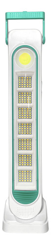 Luz De Emergencia Recargable Panel Solar Luz Fría Y Cálida