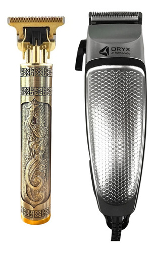 Máquina De Cortar Pelo Kit Patillera Barberia Profesional
