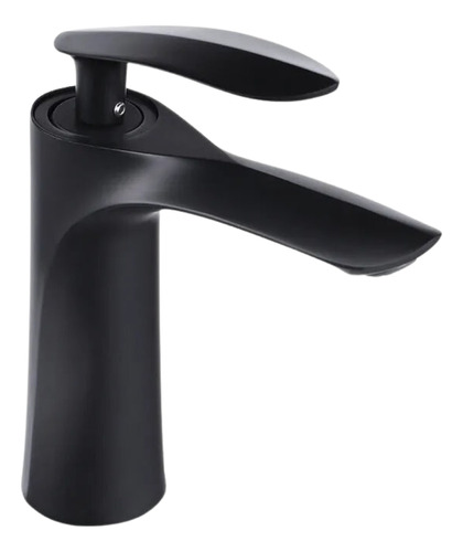 Griferia Canilla Monocomando Negro Mate Lavatorio Baño
