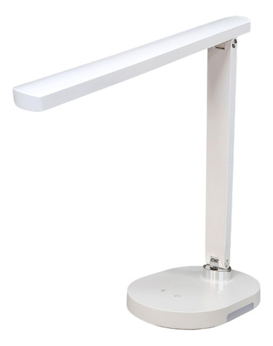Lampara De Mesa Plana Luz Led Recargable Touch Cálida Fría
