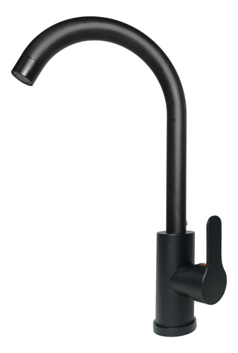 Canilla Monocomando Cuello De Cisne Acabado Mate Para Cocina