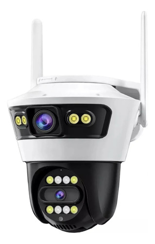 Cámara De Seguridad Doble Lente Hd 360° Fija Wifi Ptz Ip66
