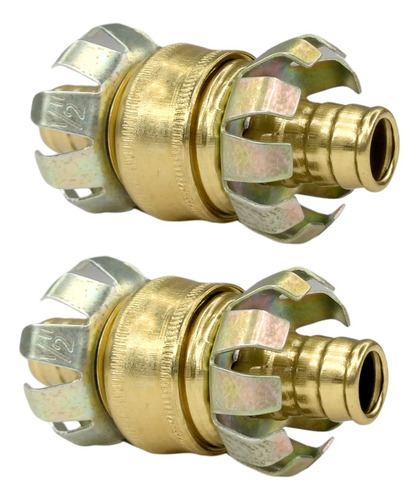 Acople Conector P/manguera De Riego De 1/2 Metal A Presion