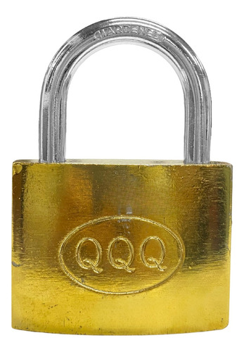 Candado De Bronce 70 Mm Seguridad Reforzado Con 3 Llaves