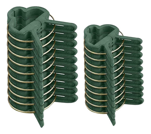 Broche Sujetador Para Plantas Tutor Jardinería 20 Unidades