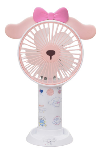 Ventilador De Mano Con Base Portátil Inalámbrico Recargable