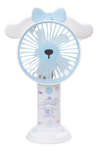 Ventilador De Mano Con Base Portátil Inalámbrico Recargable
