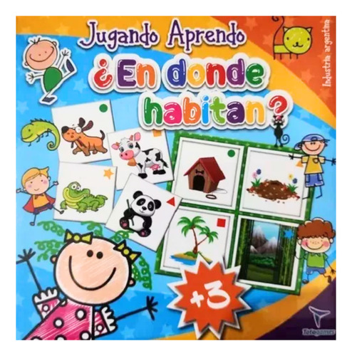 Juego De Mesa Didáctico Encastre Aprender Jugando Infantil