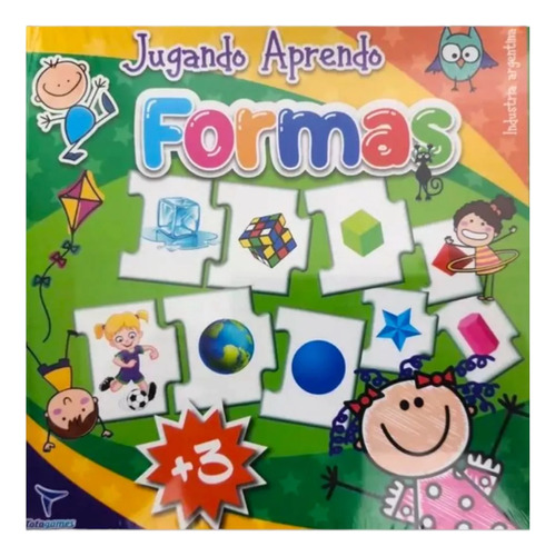 Juego De Mesa Didáctico Encastre Aprender Jugando Infantil