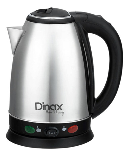 Pava Eléctrica 1500w 1.8l Corte Mate Acero Inoxidable Dinax