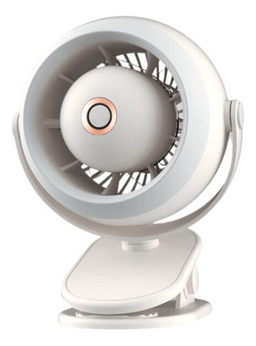 Mini Ventilador Clip Con Luz Portátil Recargable Inalámbrico