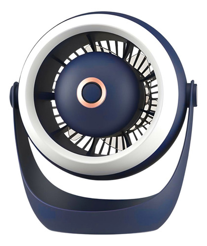 Mini Ventilador Portátil Turbo Inalámbrico De Mesa Luz Led