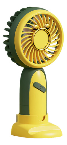 Ventilador Mini De Mano Base Portátil Inalámbrico Recargable