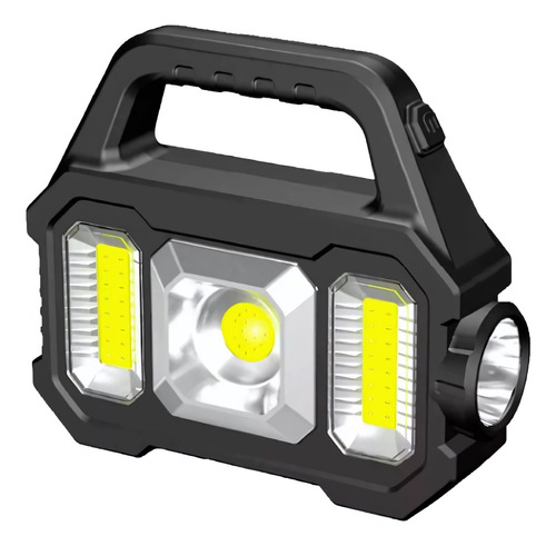 Linterna Multifuncional Recargable Solar Usb Portátil Cob