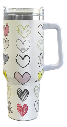 Vaso Térmico 1.2l Acero Inoxidable Con Manija Y Sorbete
