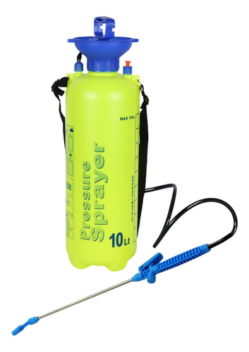 Pulverizador Fumigador Manual A Presión 10 Litros Jardinería