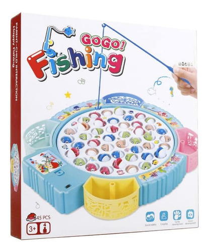 Juego De Pesca Infantil Niños Juego De Mesa Didáctico Pilas